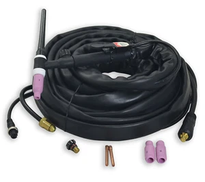 WP17 WP-17V TIG antorcha de soldadura válvula completa refrigerada por aire 150 amperios 25 pies 7,6 metros - Imagen 1 de 5