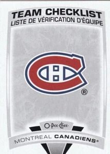 MONTREAL CANADIENS 2019-20 19-20 OPC O-PEE-CHEE TEAM CHECKLIST SP #566 - Picture 1 of 1