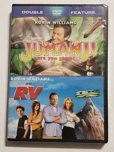2 ROBIN WILLIAMS Comedies JUMANJI (1995) Kirsten Dunst RV (2006) Jeff Daniels - Picture 1 of 2