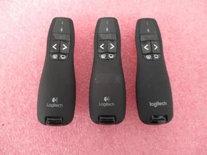 LOGITECH LOT OF 3 R400 WIRELESS PRESENTATION REMOTE CONTROLLER - Picture 1 of 5