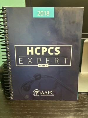 HCPCS EXPERT LEVEL II 2018 AAPC, LIKE NEW - Image 1 of 3