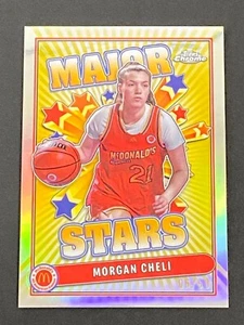 Morgan Cheli 2024 Topps Chrome McDonald's Major Stars Gold Refractor #ed 6/50 - Picture 1 of 10