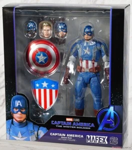 MAFEX No.220 CAPITÁN AMÉRICA Traje Clásico Medicom Juguete Figura Envío Acelerado - Imagen 1 de 8