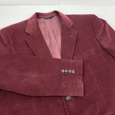 Brooks Brothers Blazer Men Size 45R two button Jacket Casual Corduroy Sport Coat Foto 1 de 4