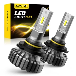 9006 Led Headlight Bulbs Kit Hi Lo Beam Super Bright White 6500K 40000Lumens x2 - Picture 1 of 8