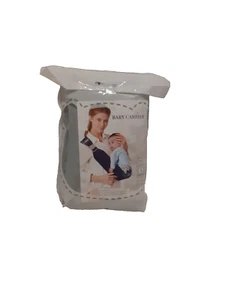 Adjustable Baby Carrier One Shoulder Half Wrap Gray Sling Up To 45 LBS - Picture 1 of 5