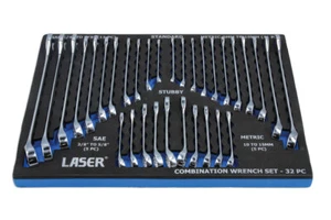 Juego De Llaves Combinadas Laser AF/Métrico 32 Piezas 6795 - Imagen 1 de 1