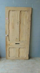 Pine Victorian Door 4 Panel External Front Door Wooden 662  (FREE UK POSTAGE) - Picture 1 of 10