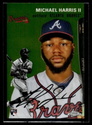 2023 Topps Chrome Platinum Michael Harris II Rookie Atlanta Braves #450 - Image 1 of 2