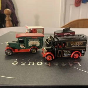 Lledo - 4 Walkers Crisps Delivery Vans - All In Mint Condition - Picture 1 of 14