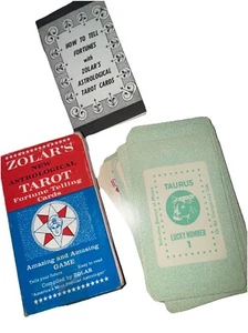 Vtg Zolar's New Astrological Tarot Fortune Telling Cards Complete w/Instructions - Picture 1 of 4