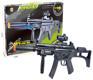 Electric Toy MP5 Machine Gun vibration laser sight 