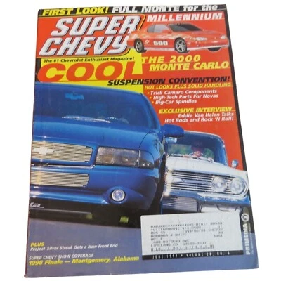 June 1999 Super Chevy Magazine Camaro Silver Streak Eddie Van Halen Hot Rods Foto 1 de 4