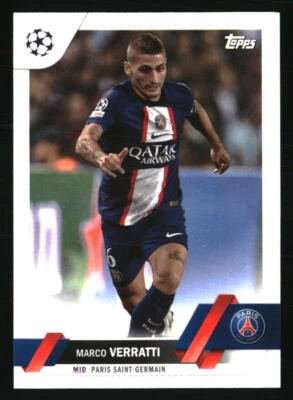 Marco Verratti 2022-23 Topps UEFA Club Competitions 1st Edition #73 SOCCER Card - Image 1 of 2