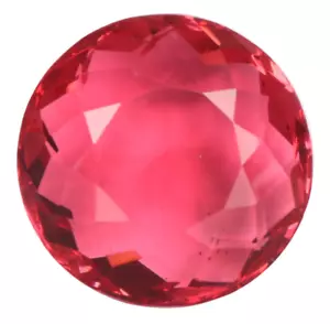 AAA+ Large Pink Tourmaline 60.15 Ct. Round Cut Loose Gemstone for Ring & Pendant - Picture 1 of 8