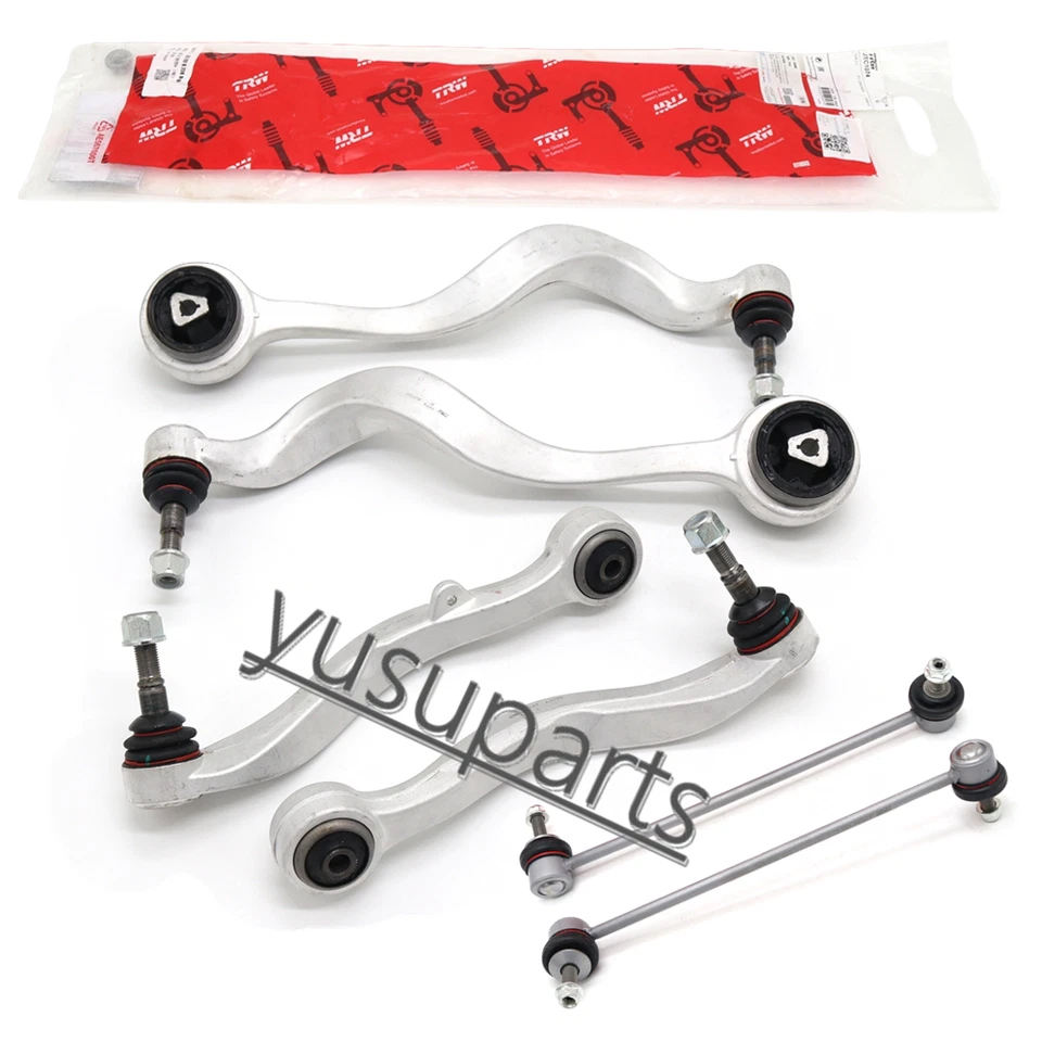 6X Brazo de control inferior superior delantero TRW fabricante de equipos originales para BMW 525i 528i 530i 545i 550i E60 Foto 1 de 4