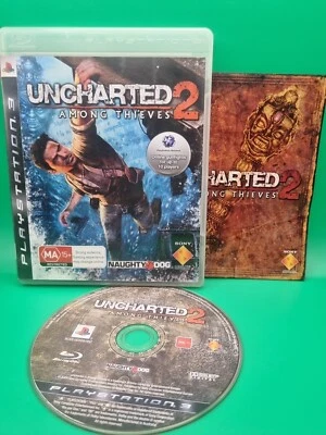 Uncharted 2 Among Thieves PS3 PlayStation 3 2009 Complete W Manual VGC  - Image 1 of 3