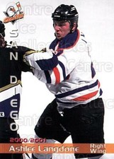 2000-01 San Diego Gulls #6 Ashlee Langdone