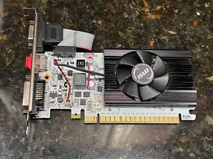 MSI GEFORCE GT 730 2GB GDDR5 PCI-E VIDEO GRAPHICS CARD N730K-2GD5LP DVI HDMI VGA - Picture 1 of 3