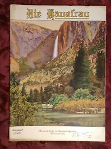 Rare DIE HAUSFRAU German American Magazine August 1940 - Foto 1 di 1