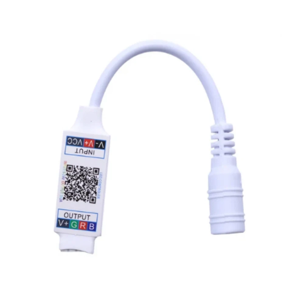 DC 5V 12V 24V Mini RGB Bluetooth Atenuador Controlador LED Música Bluetooth Aplicación Inteligente Foto 1 de 1