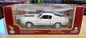 1968 Ford Shelby GT500KR 1/18 Diecast White Vintage Car Muscle Car Road Legends - Picture 1 of 6