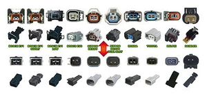 Adapter Connector injector - Bosch EV1+EV6/Nippon Denso/Honda/Toyota/Delphi/Daim - Picture 1 of 1