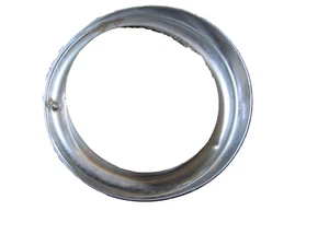 Bosch chrome VW headlight rim  10x12 for early Beetles - Picture 1 of 4