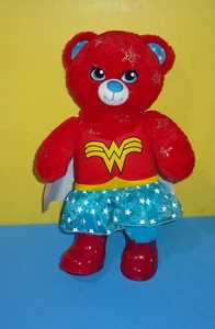 BABW Build A Bear Wonder Woman Plush DC Comic Costume Sparkle Star Cape w/ Boots - Picture 1 of 2