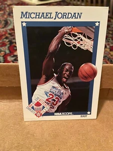 MICHAEL JORDAN 1991 NBA HOOPS EAST BASKETBALL ALL STARS CARD #253 CHICAGO BULLS - Bild 1 von 1