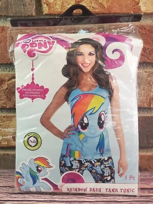 Túnica sin mangas Rainbow Dash disfraz de Halloween camisa disfraces 1 pieza talla única para la mayoría Foto 1 de 4