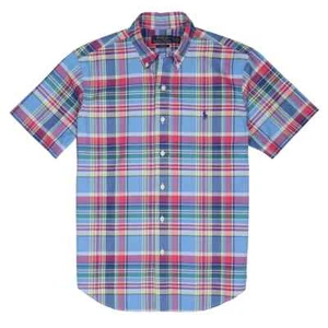 $115 Polo Ralph Lauren Para Hombre Calce Clásico Camisa Oxford a Cuadros, Multi, S - Imagen 1 de 5