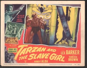 Tarzan and the Slave Girl 11"x14" Lobby Card #3 Lex Barker Vanessa Brown