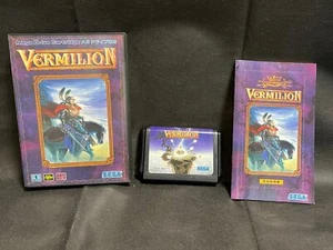 Vermilion SEGA MEGA DRIVE Genesis Cartridge w/Manual, Box, working-g0429- - Picture 1 of 16