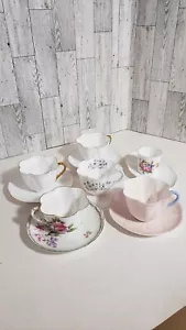 💥11 Piece Lot Of Shelley bone china tea cups - Picture 1 of 12
