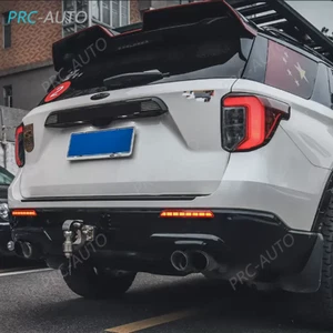 For Ford Explorer 2020-2024 Square Rear Bumper decoration lamp led brake light - Bild 1 von 8