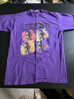 VTG 1996 Kentucky Derby 122 Mens L T-Shirt Purple Short Sleeve Tee Jerzees (B) - Image 1 of 4