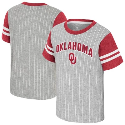 Toddler Colosseum Heather Gray Oklahoma Sooners Airball T-Shirt - Image 1 of 3