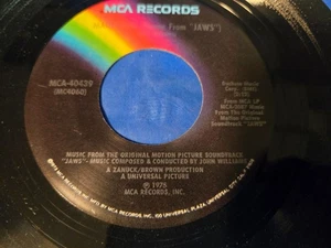 John Williams – Main Title (Theme From "Jaws") / End Title - 7" VINYL SINGLE - Picture 1 of 3