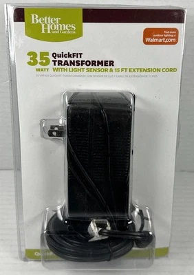 Better Homes & Gardens 35 Watt QuickFIT Transformer w Light Sensor/15 FT Cable - Image 1 of 2