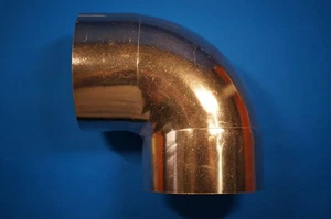 HVAC Copper Fitting CxC 90° Elbow 3-3/8" Flaring ID 85.2mm - Picture 1 of 4