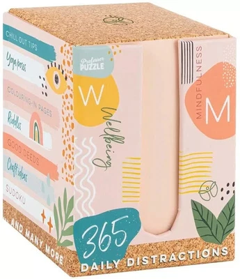 365 Daily Distractions Professor Puzzle Wellbeing Mindfullness Games FREE POST - Image 1 of 3