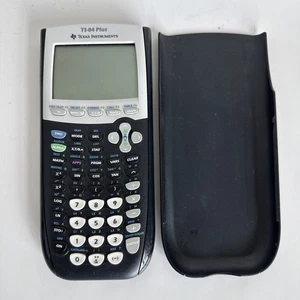 Texas Instruments TI-84 Plus Graphing Calculator - Black - Excellent Condition - Picture 1 of 8