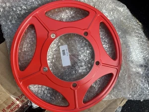 Peloton SP-16-1 Kurbelarm Riemenscheibe rot 10" Durchmesser - Bild 1 von 5