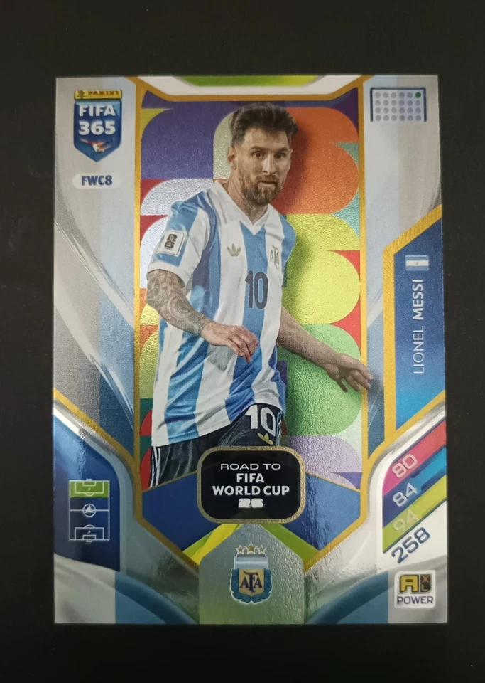 Messi Argentina Power Road to Fifa World FWC8 Card Adrenalyn XL FIFA 365 Panini - Imagen 1 de 1