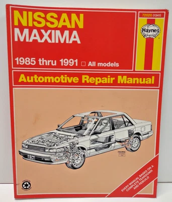 Haynes Nissan Maxima 1985-91 Repair Manual - Image 1 of 4
