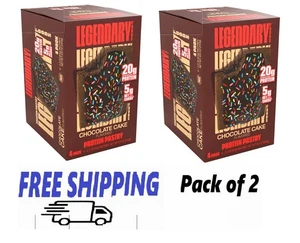 Legendary Foods Protein Pastry Chocolate Cake 4x2 Pack Protein Snack GlutenFree - Picture 1 of 4