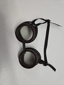 Occhiali di sicurezza vintage americani steampunk moto aviatore  - Foto 1 di 6