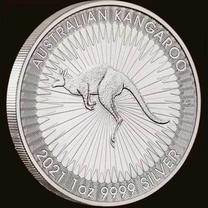 1oz solid 99.99% silver coin 2021 Kangaroo, Perth Mint, Uncirculated UK - Picture 1 of 20