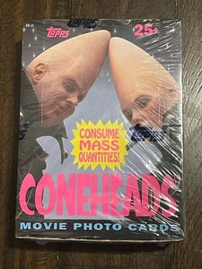 Tarjetas fotográficas de película Coneheads 1993 Topps tarjetas coleccionables caja sellada 36 paquetes - Imagen 1 de 2